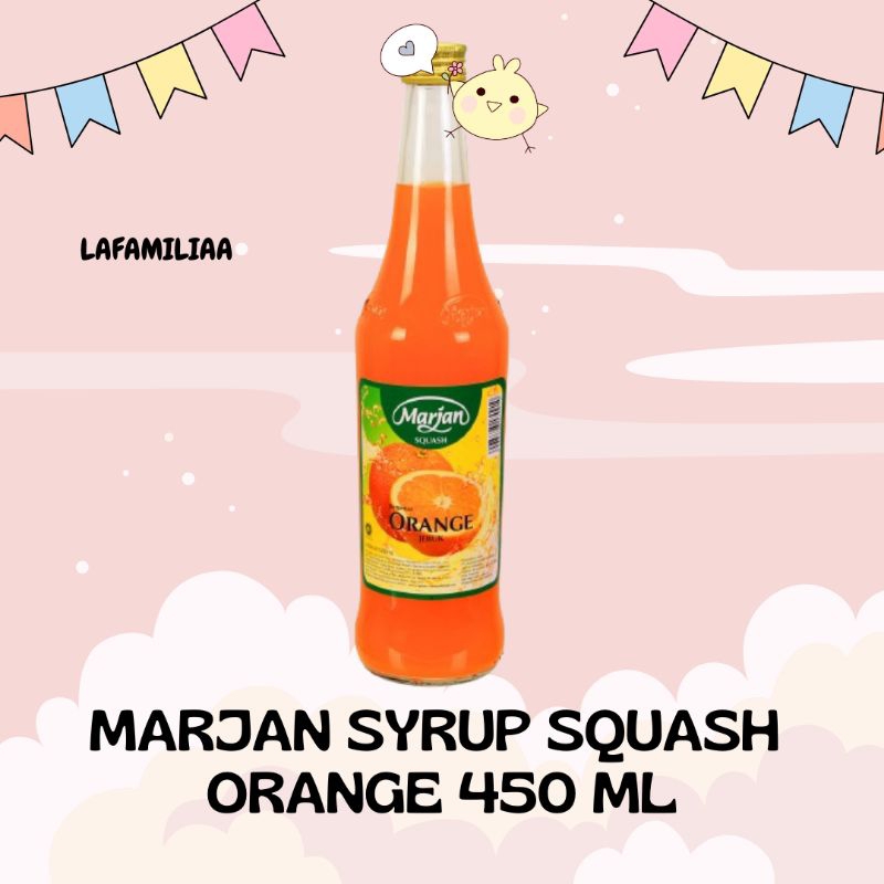 

Marjan Syrup Squash Orange 450ml