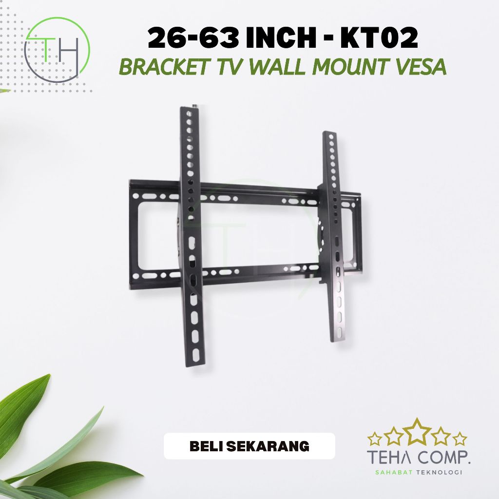 Braket Dinding TV LED Monitor Wall Bracket Layar LCD 32in 100 Inch