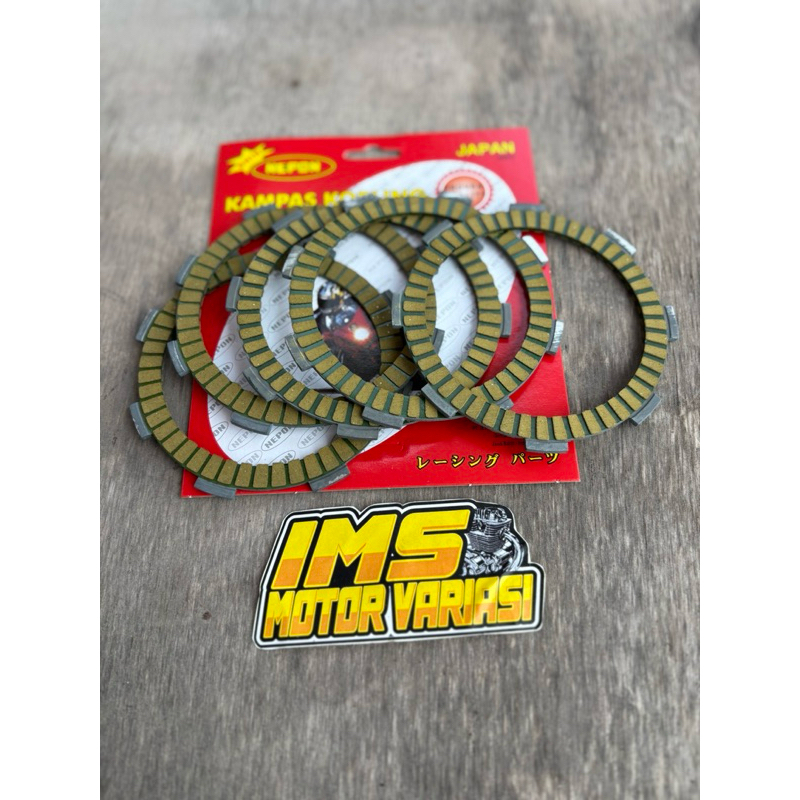 Kampas Kopling Nepon GL 100 Isi 5pcs Kampas Kopling Nepon Japan Original Cb Gl Mp Tiger