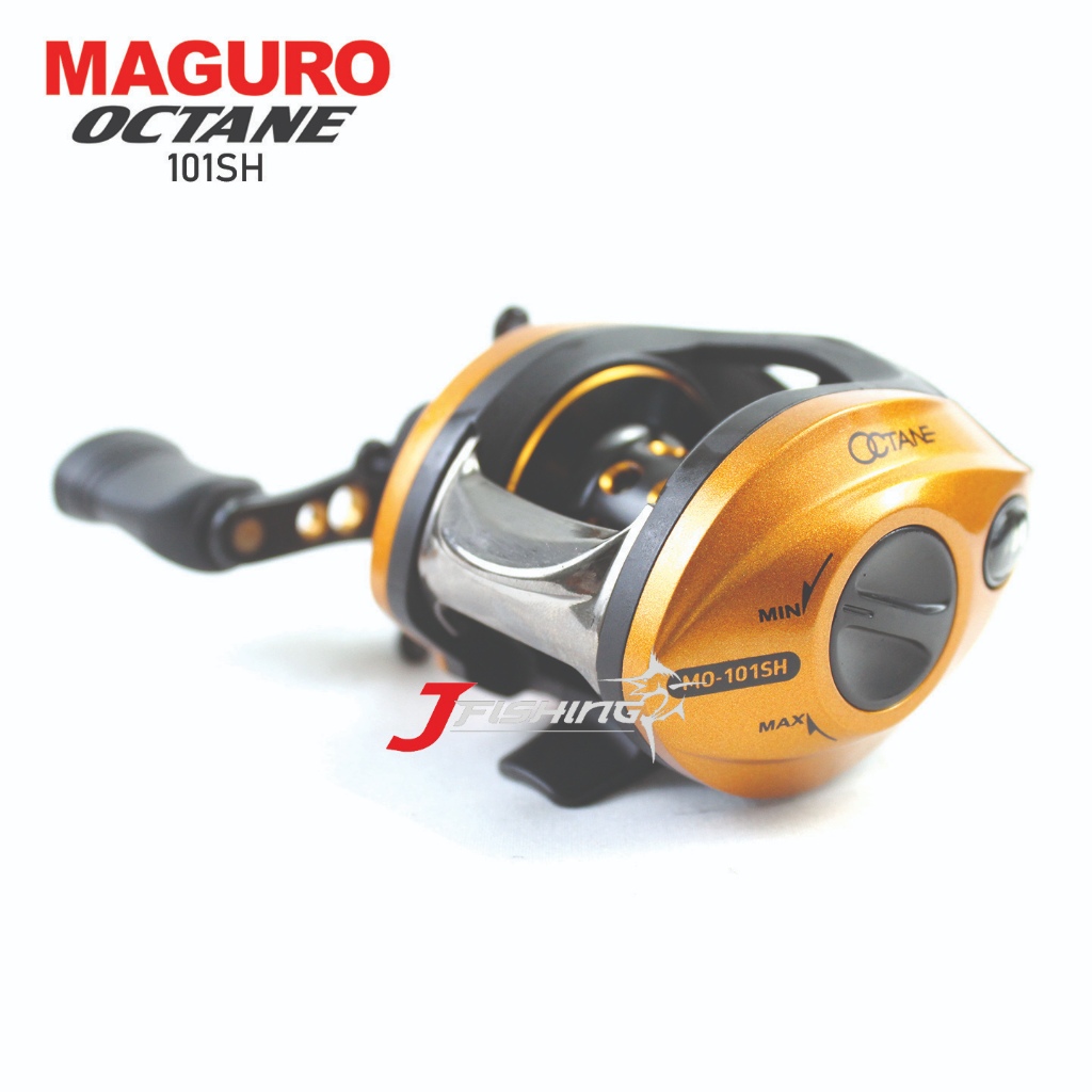 Reel BC MAGURO OCTANE 101SH | Bait Casting | Handle Kiri | Laut Sungai Kolam Rawa Danau