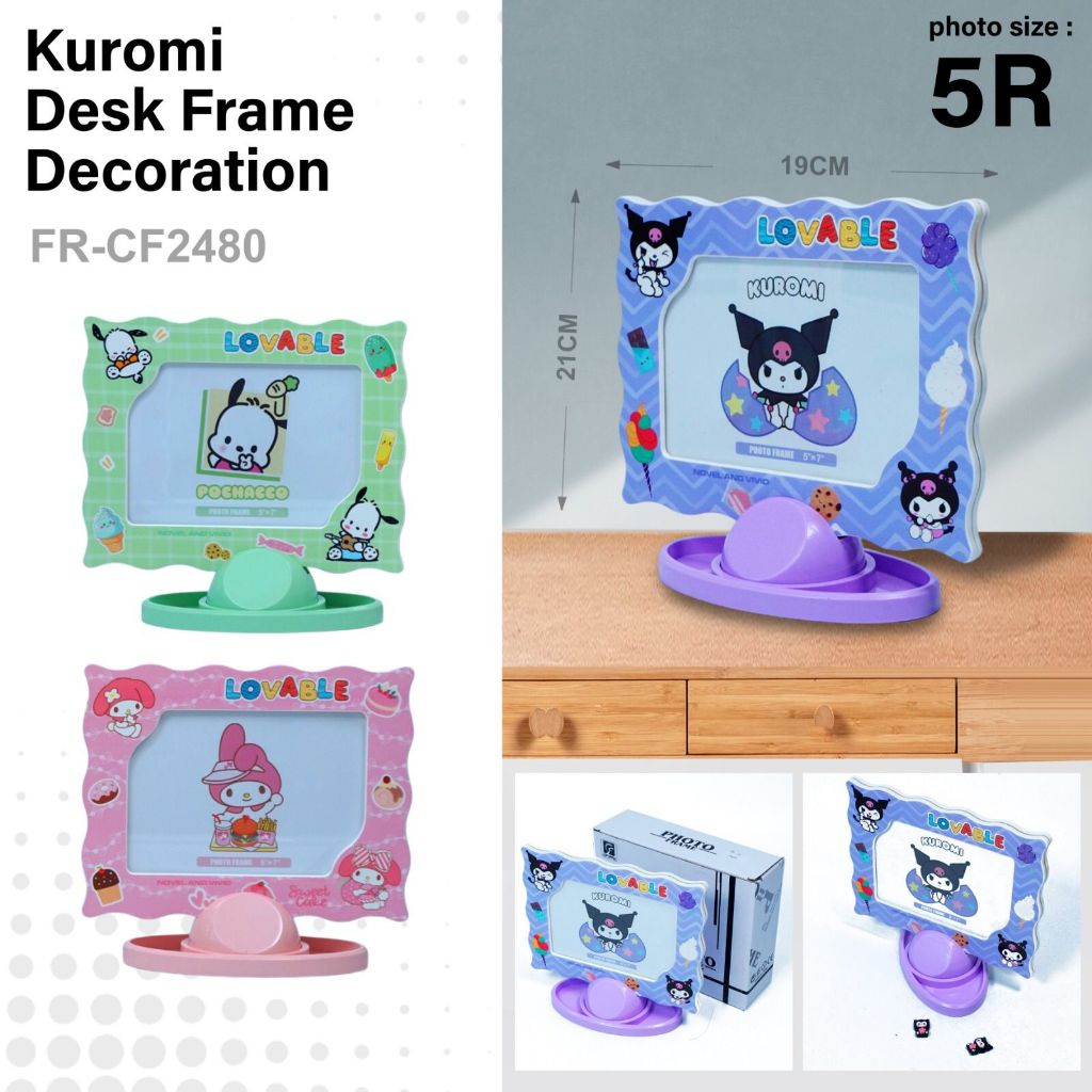 Frame Foto / Bingkai Foto Karakter Sanrio Kuromi My Melody
