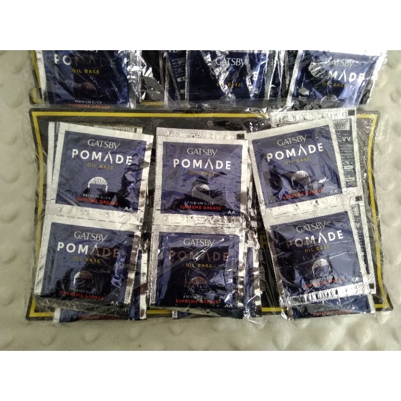 Minyak rambut pomade sachet murah Gatsby