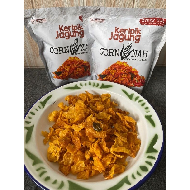 

Cornah camilan sehat Keripik jagung legend khas Sulawesi
