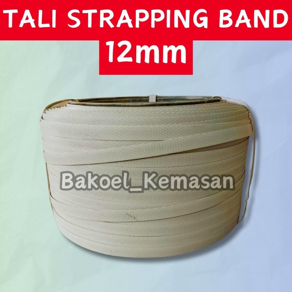 

Tali Ikat Barang Putih / Strapping Tebal 12mm Tapi Packing Multifungsi