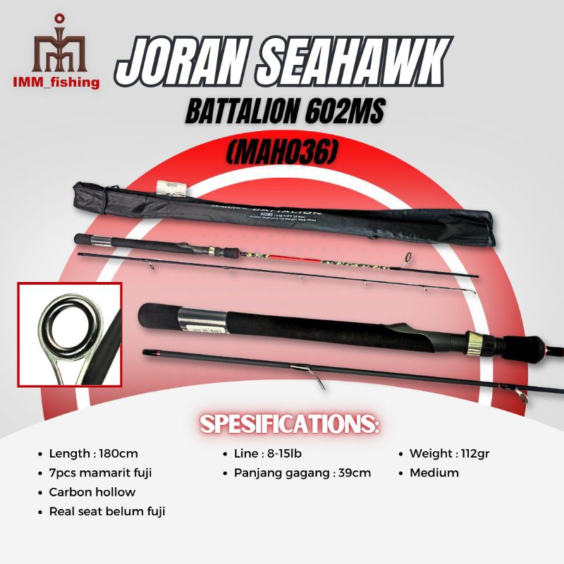 JORAN SEAHAWK BATTALION | Tongkat Pancing | Fishing Rod