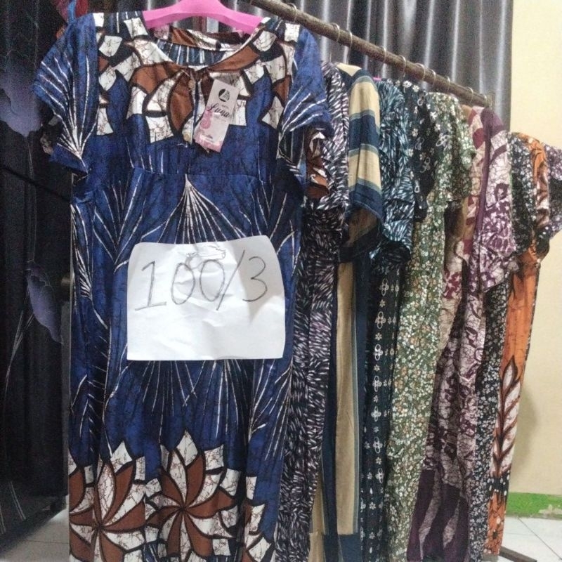 Paket usaha daster 100 ribu 3 pcs daster busui