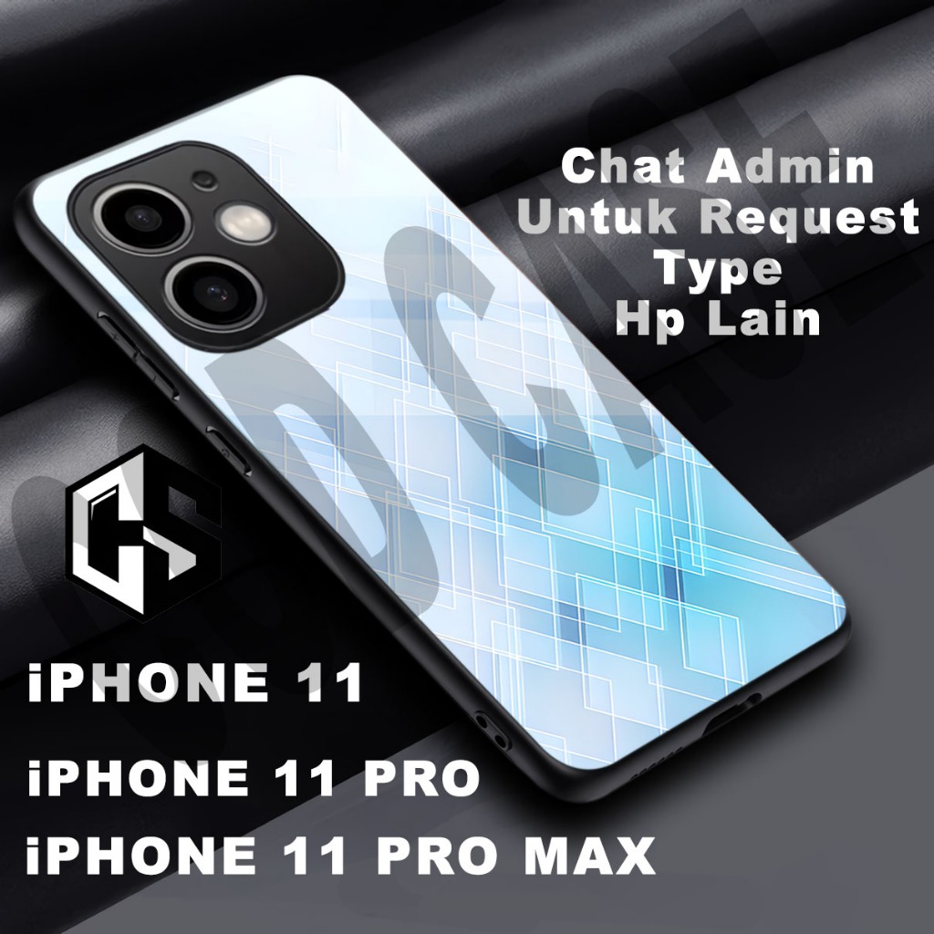 (COD 120) Softcase glossy kilau untuk type Hp IPHONE 11 / Motif Abstrak/case iphone 11 pro/casing ip