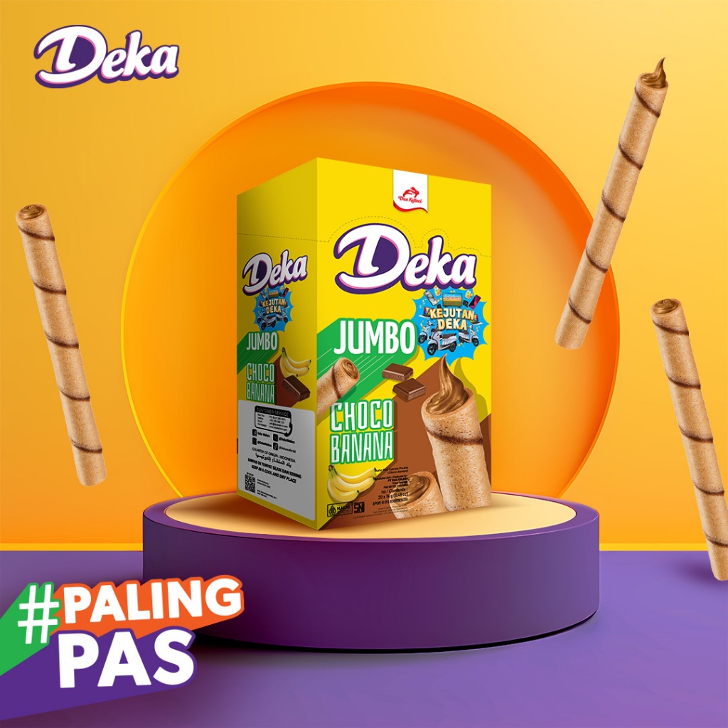 

DEKA Wafer Jumbo - Choco Banana (20x14g)