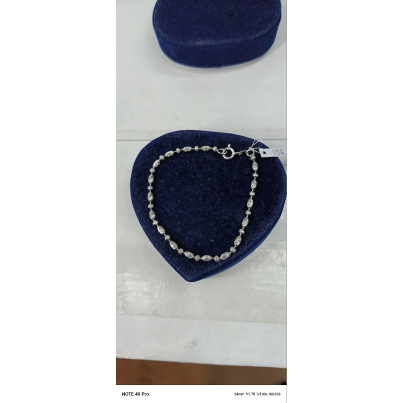 gelang biji lada campuran + 1 lonceng pj. 17cm