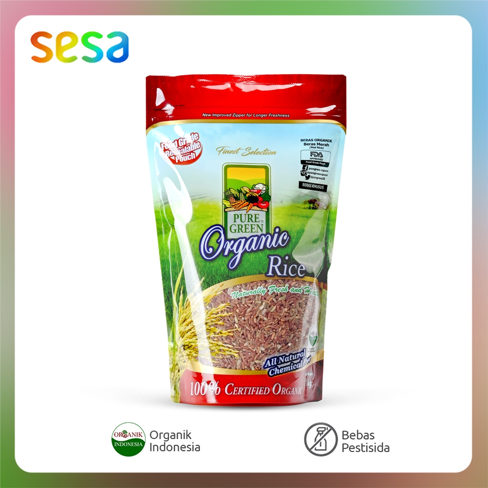 

Puregreen Beras Merah Organik1 Kg