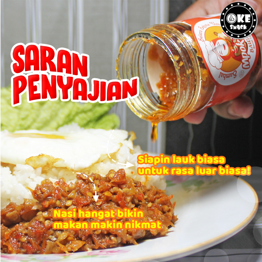 

Sambal Mpok Sur Geprek/Cumi/Teri/Bawang 100gr