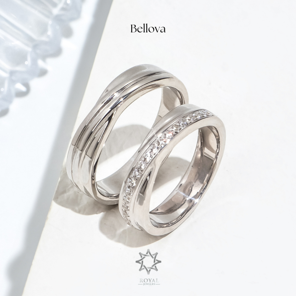 Cincin Kawin Couple Emas  Bellova Nikah Tunangan Garansi Ukir Nama