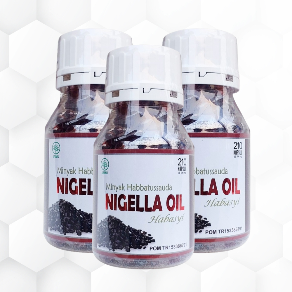 Nigella Oil 210kapsul | DIJAMIN ORIGINAL 100% ASLI minyak habatussauda Nigela oil habatusauda habatu