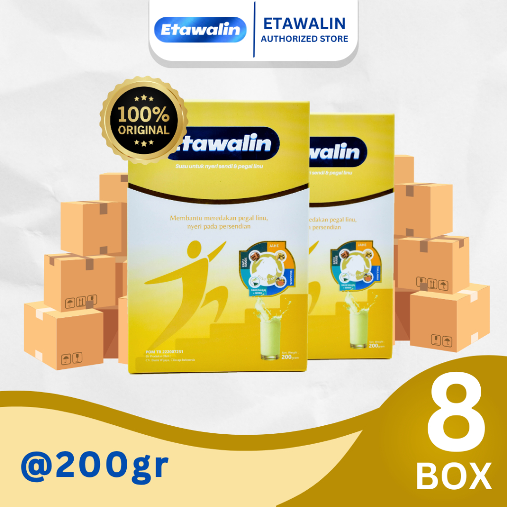 

Etawalin Susu Etawa Nyeri Sendi Asam Urat Original 8 Box