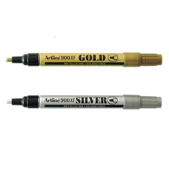 

SPIDOL ARTLINE 900 XF SILVER & GOLD - 100% ORI - TOKO BUKU URANUS NGAGEL SURABAYA