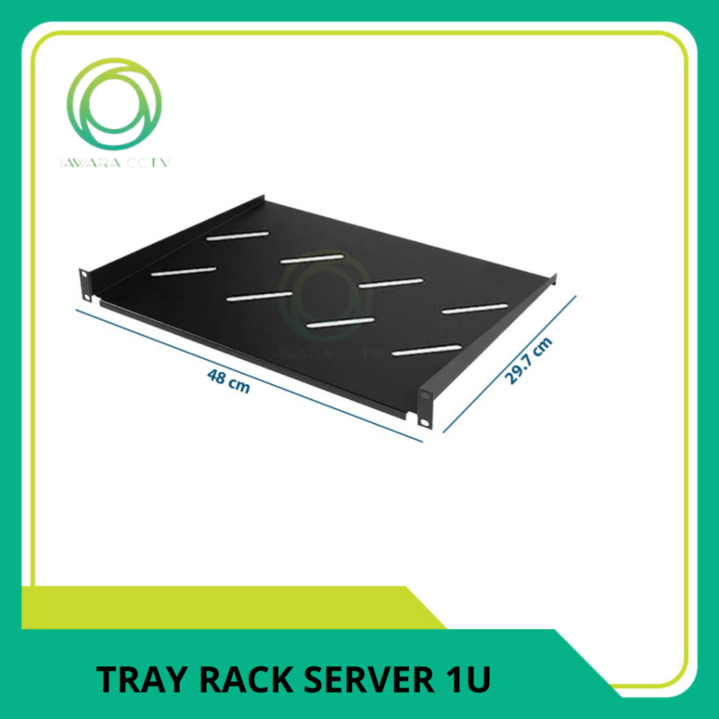 Tray Tatakan Rack server / Ambalan rack / wallmount rack server 1U