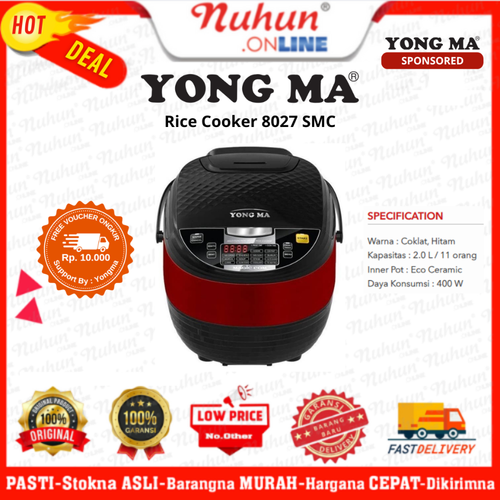 [CIANJUR] Rice Cooker Yongma 8027 SMC