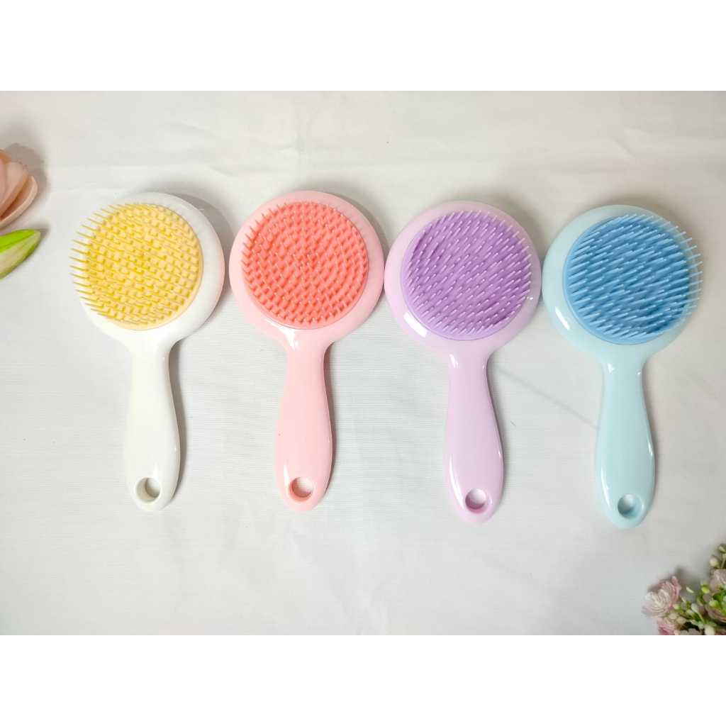 SISIR RAMBUT GLITTER ANTI KUSUT / SISIR GLITTER ANAK ANTI KUSUT / SISIR RAMBUT ANAK - 3945