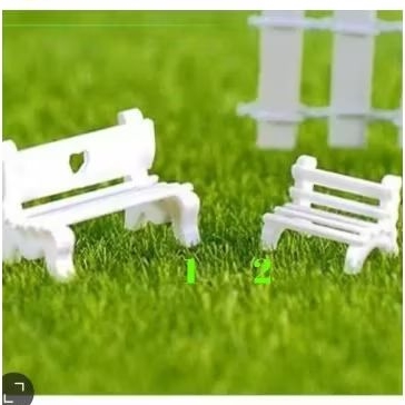 Miniatur Kursi Taman Mini Maket Hiasan Kebun