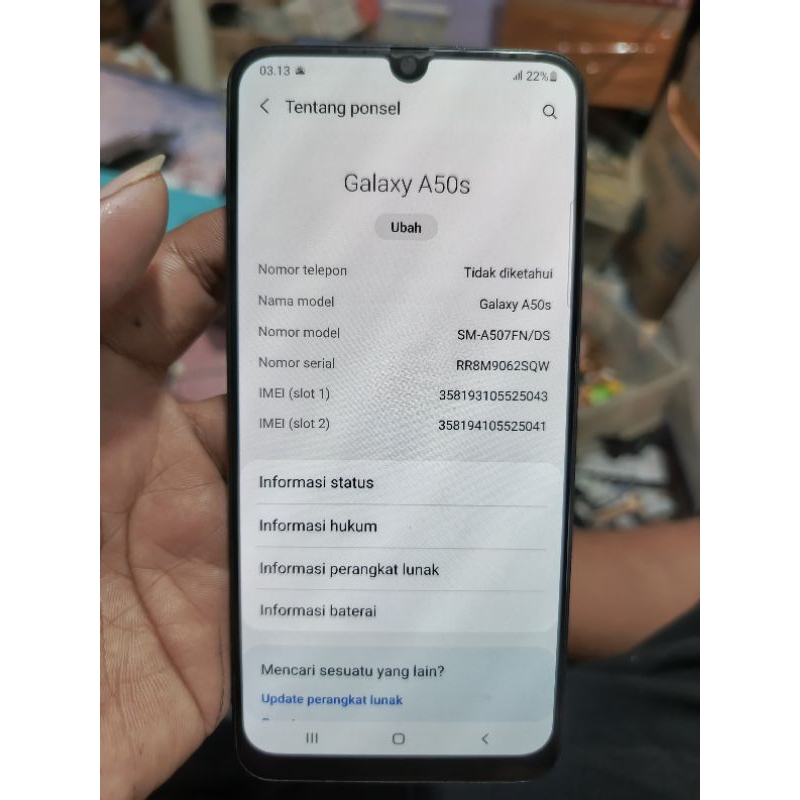 mesin samsung a50s