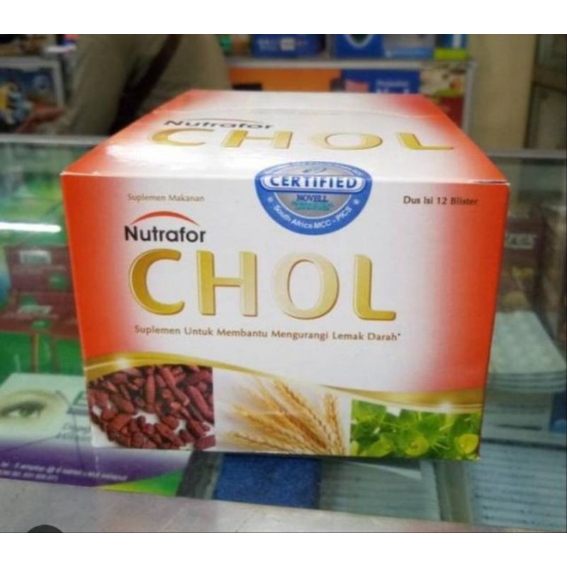 Nutrafor Chol Obat Penurun Kadar Kolesterol 120 Kapsul