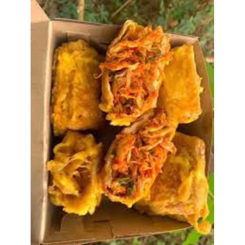 

Tahu isi mercon ayam suwir