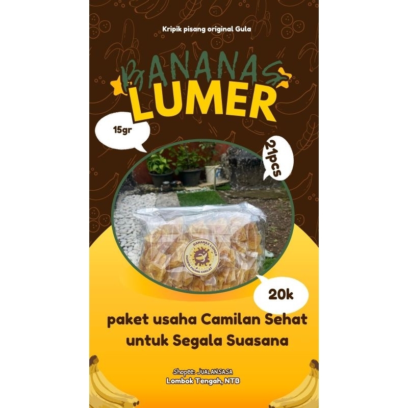 

KRIPIK PISANG (paket usaha) (-+17gr)baca deskripsi!