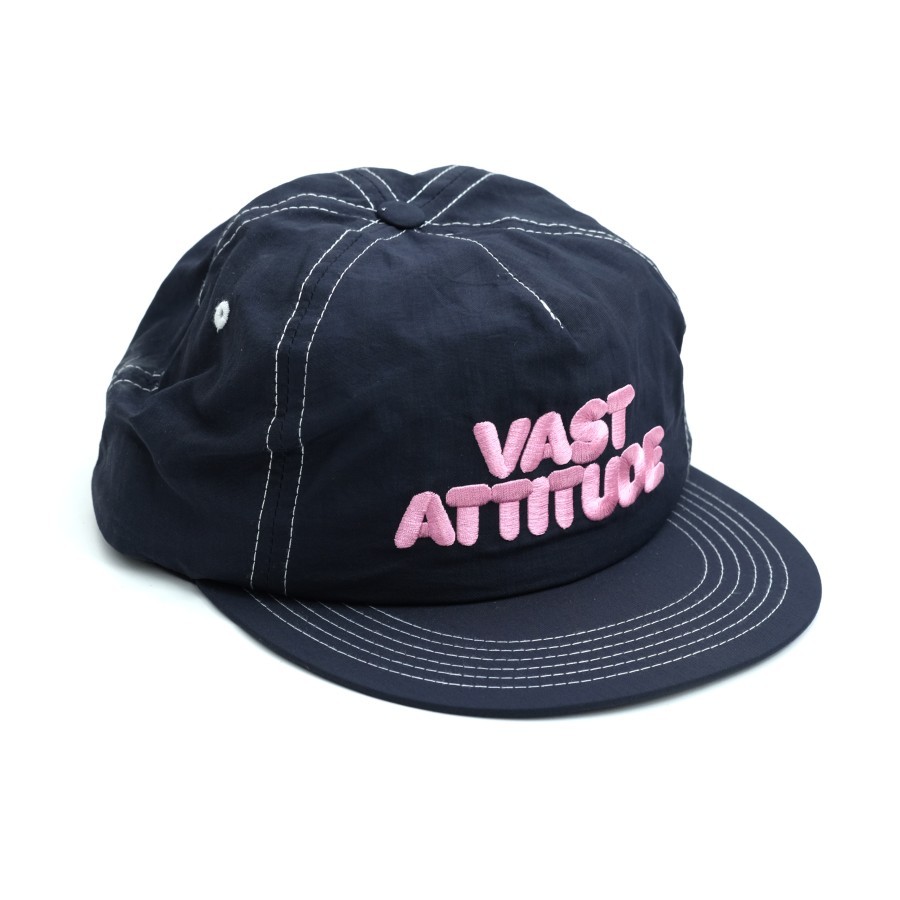 TOPI VAST Snapback - Embroidery - Nylon - Big Font - Navy