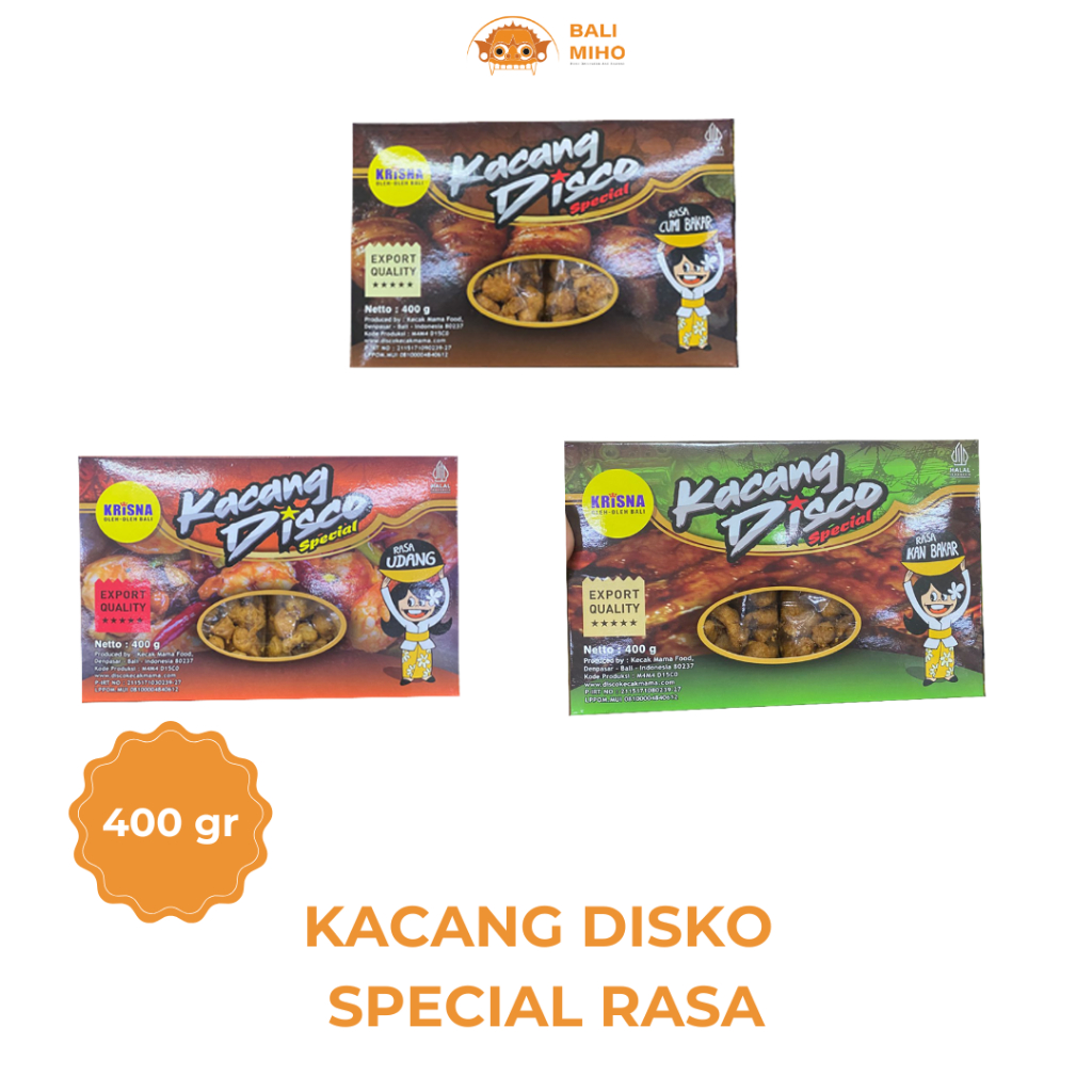 

Kacang Disko Ajik - Kacang Disko Khas Bali - Kacang Disko Ajik Krisna - Kacang Bali - Kacang Bumbu Bali - Kacang Tepung