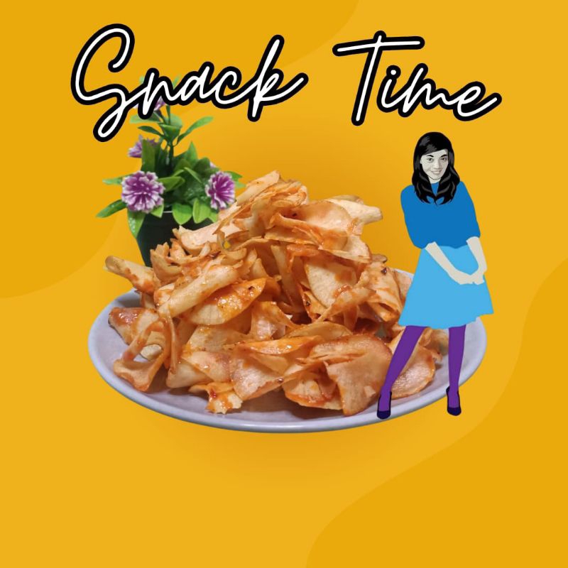 

SNACK TIME KERIPIK SINGKONG BUMBU RUJAK ENAK MURAH