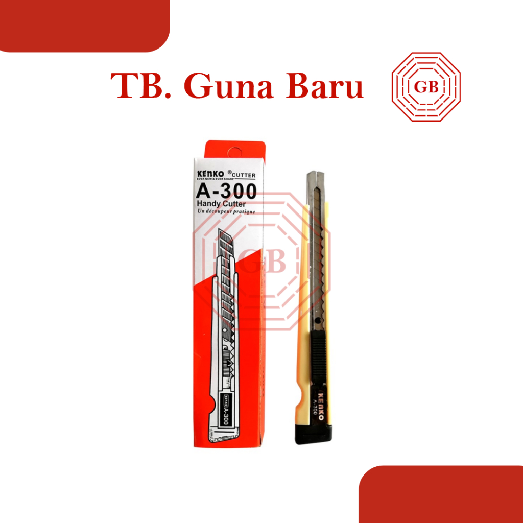 

CUTTER KENKO A 300 / PISAU CUTER A-300 / PISAU KATER A300 KECIL