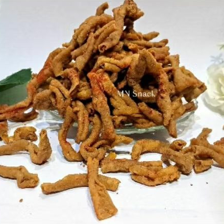 

Keripik Usus Krispi Tidak Terlalu Pedas/Keripik Usus Ayam 1 Kg