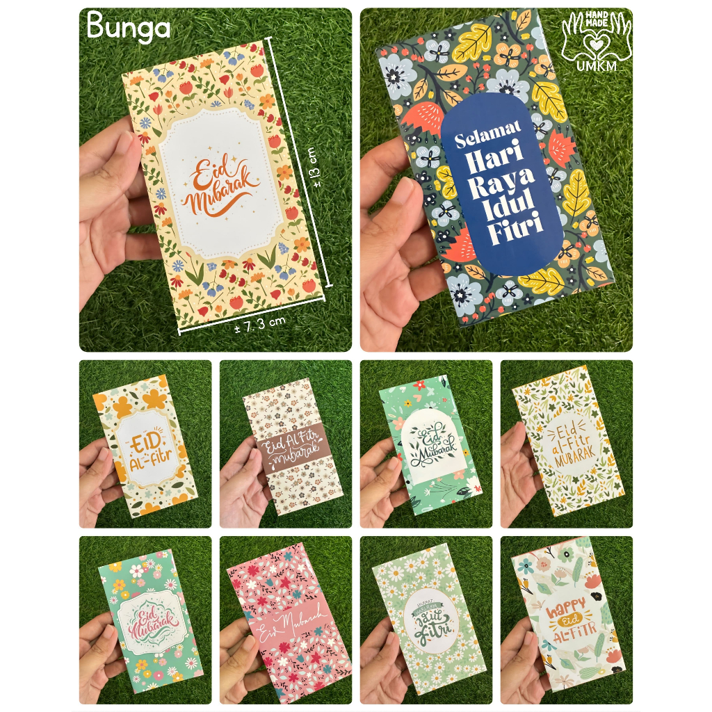 

Amplop Lebaran Motif Bunga Panjang