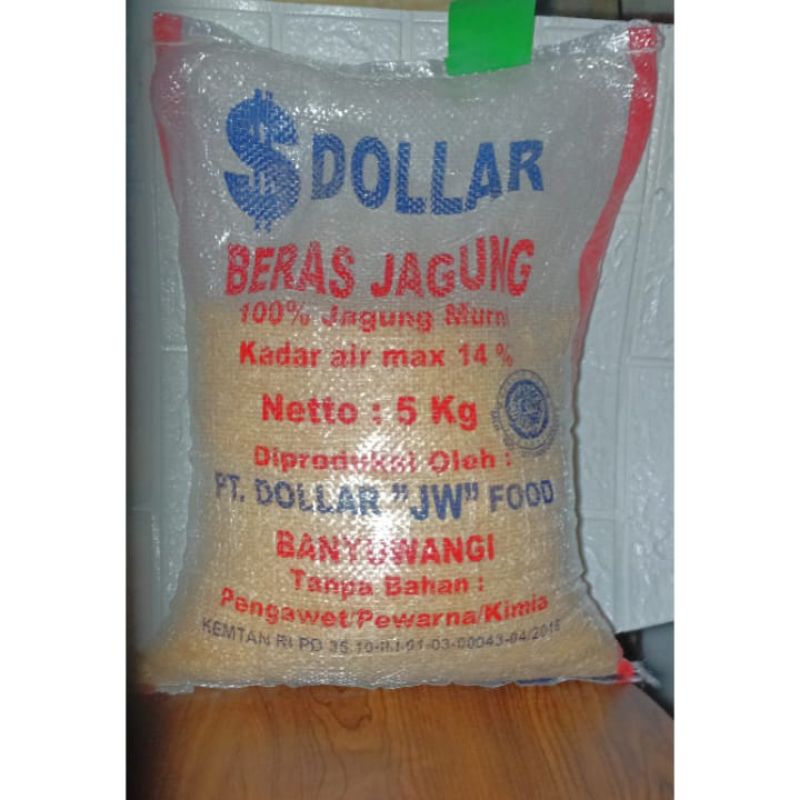 

Beras Jagung Dollar super 5kg