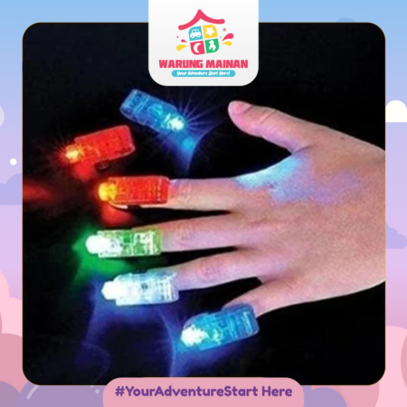 [WARUNGMAINAN] [WM267] Led fingers, Lampu senter jari, Finger Light Party, cincin lampu jari pesta, 