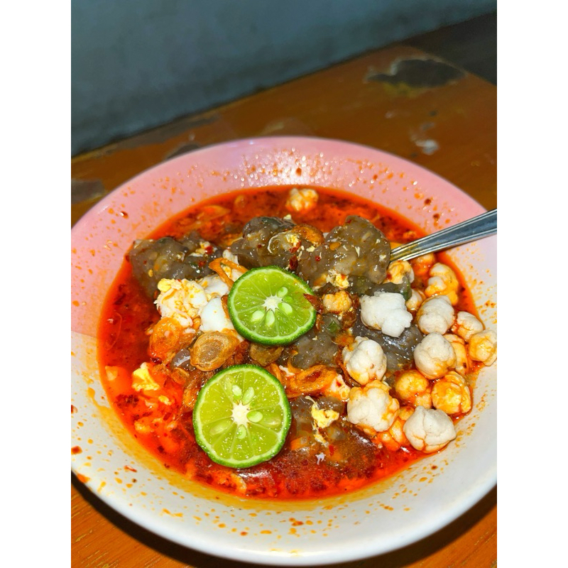 

Baso aci tulangrangu cirawang (baso aci tulang bawang) pedasgurihnikmat