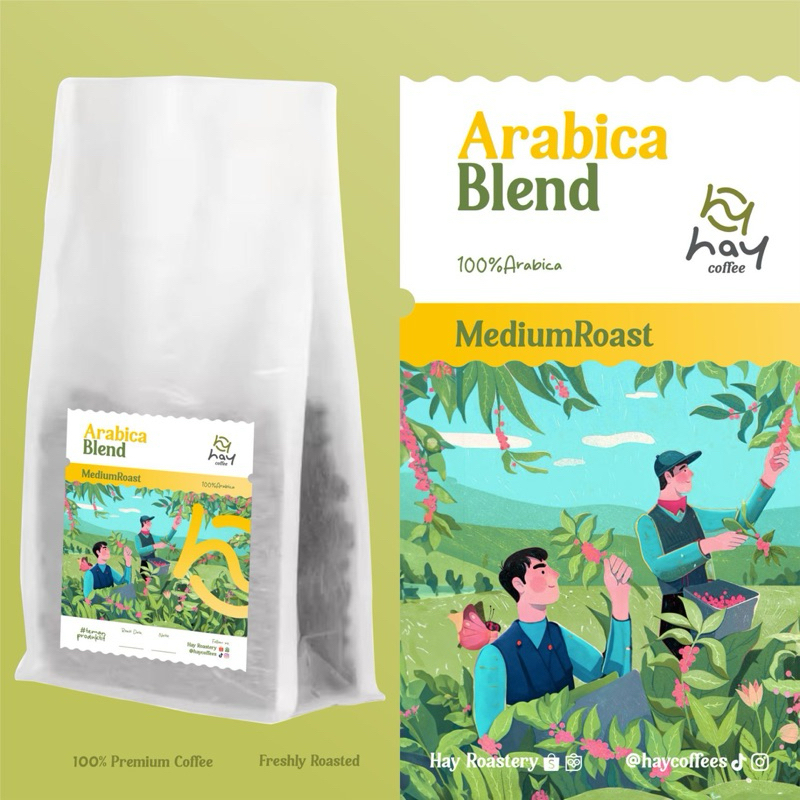 

Biji Kopi 100% Arabica House Blend Kopi Susu Coffee Bean 1kg