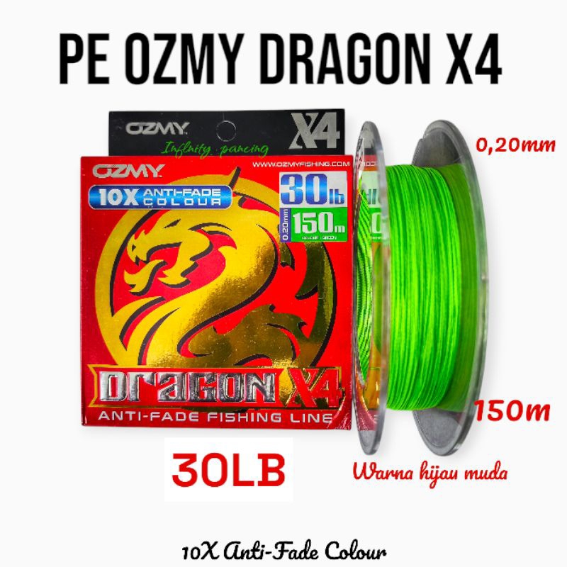 Pe Ozmy Dragon X4 30lb 150m