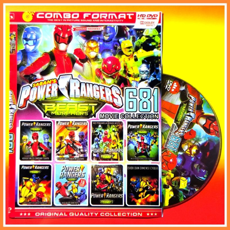 Kaset Film Kartun Anak Koleksi Power Rangers Beast 681 Pilihan Terlaris Bahasa Indonesia