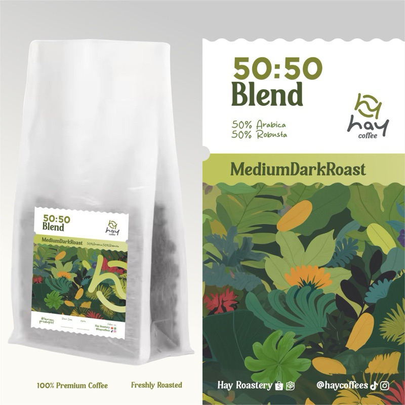 

Biji Kopi 50%Arabica 50%Robusta HouseBlend Kopi Susu Coffee Bean 1kg