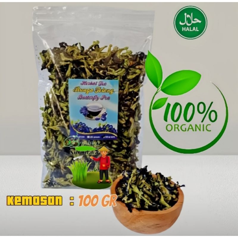 

Teh bunga telang kemasan 100 gram