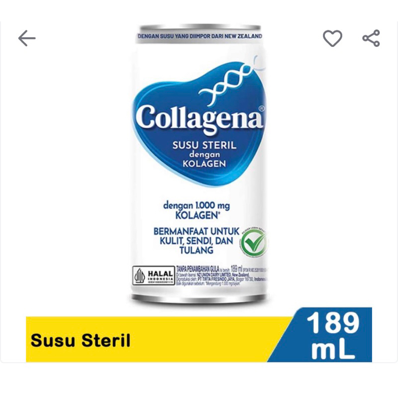

Collagena Susu Steril 189 mL