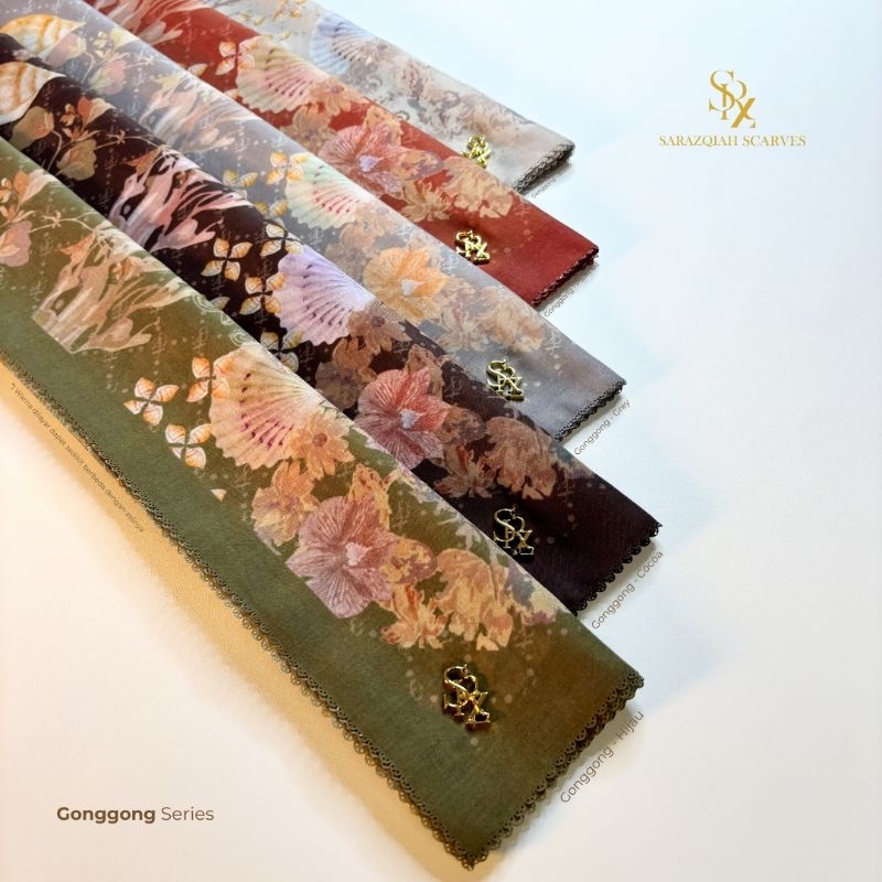 Sarazqiahscarves Gonggong Series