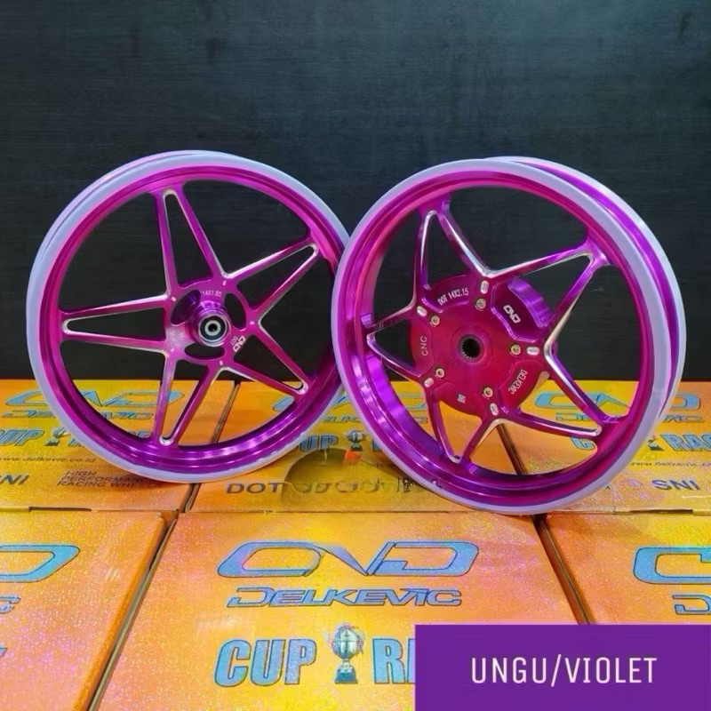 VELG DND DELKEVIC X1 MODEL BINTANG VARIO 125&150 / VARIO 110 / BEAT / SCOOPY / OLD NEW FI KARBU ESP 