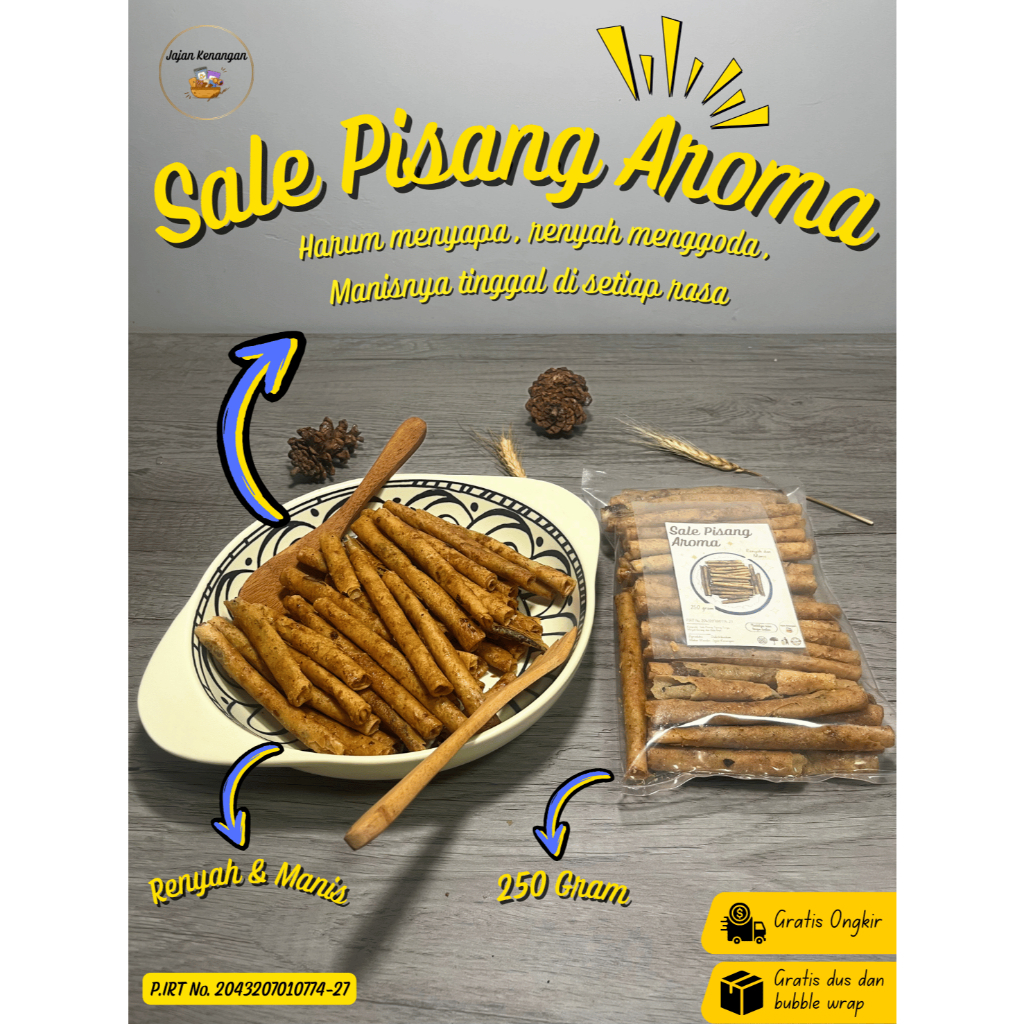 

Sale Pisang Aroma 250 Gram