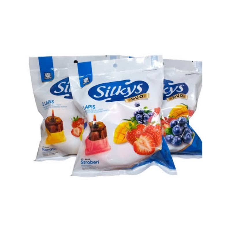 

3 pack silkys puding duo rasa mangga exp Jan 2026 gratis packing kardus