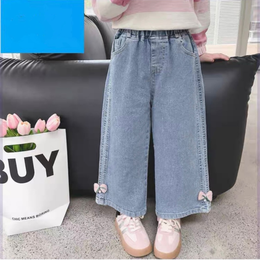 Celana Jeans Kulot Anak Perempuan Import Umur 1-10 Tahun Jeans Kulot Anak Perempuan Import