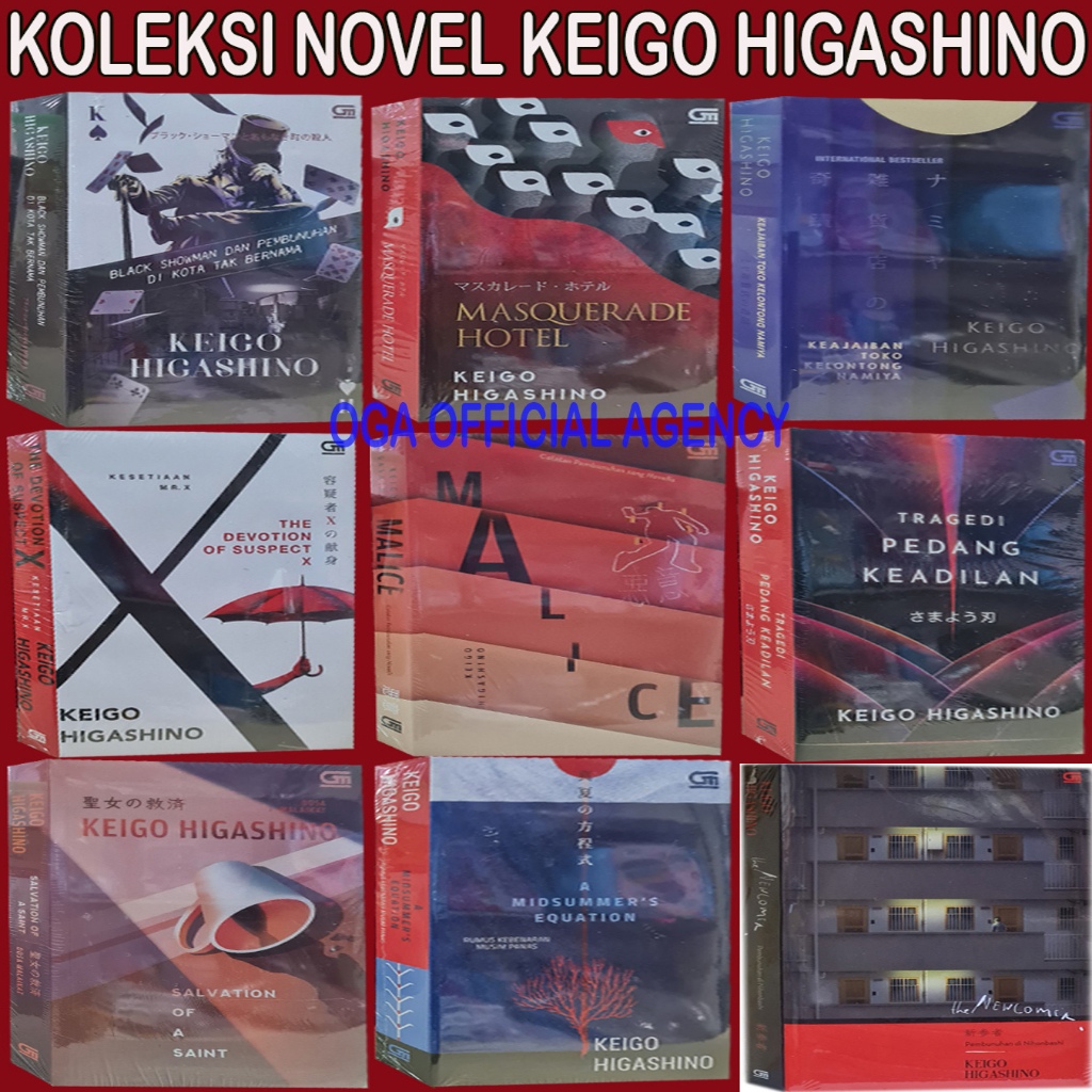 KOLEKSI NOVEL KEIGO HIGASHINO - ORIGINAL