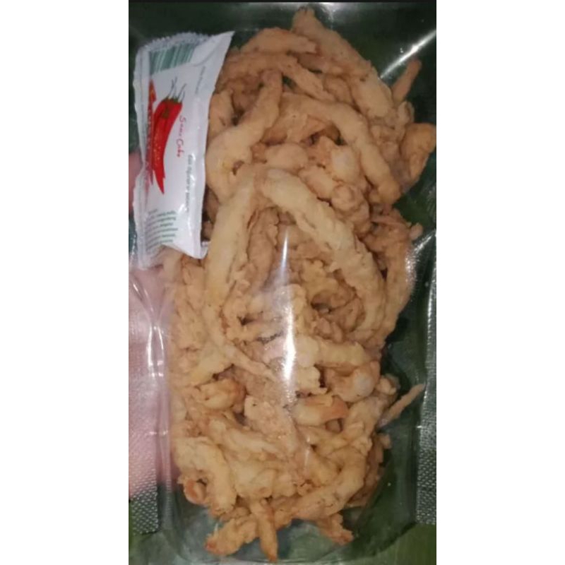 

cemilan jamur crispy enak 100 gr