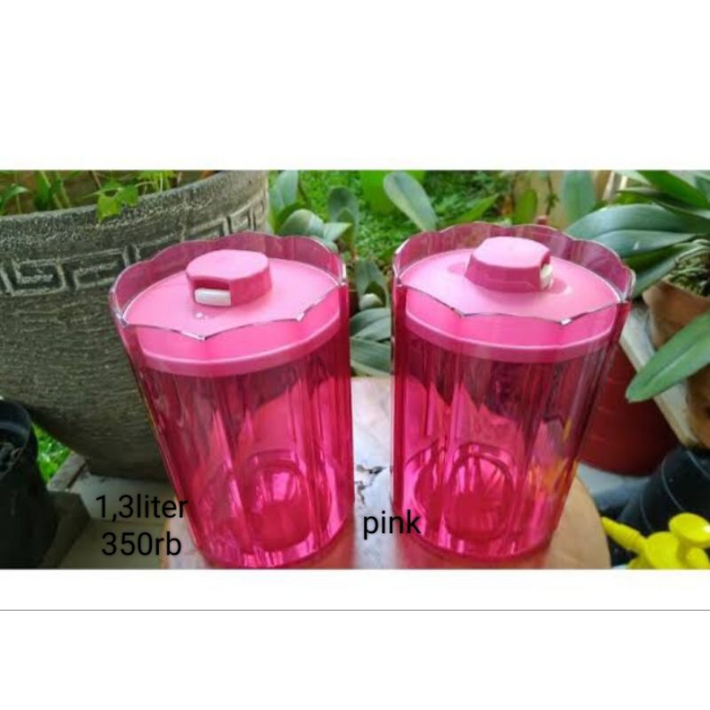 Toples Advance Tupperware 1, 3liter Pink